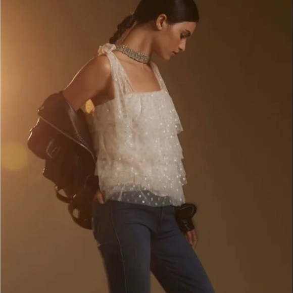 Maeve Tops - NWT Maeve Sparkle Blouse